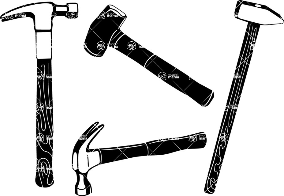 Vector silhouettes - Vector Hummer Silhouettes Set